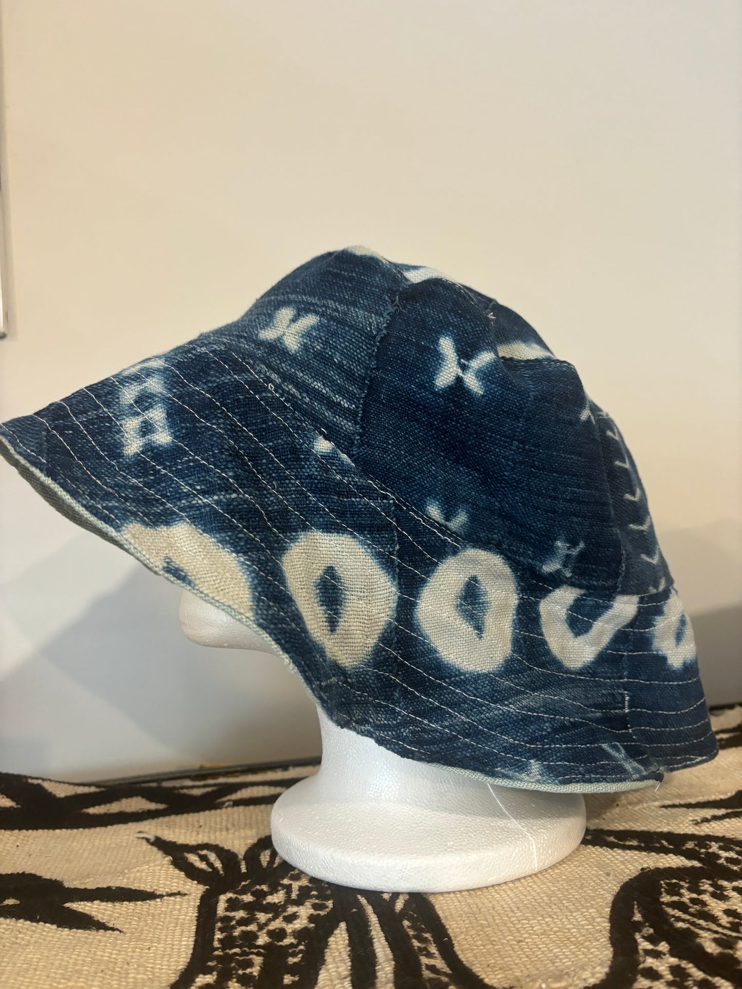 Indigo bucket hat