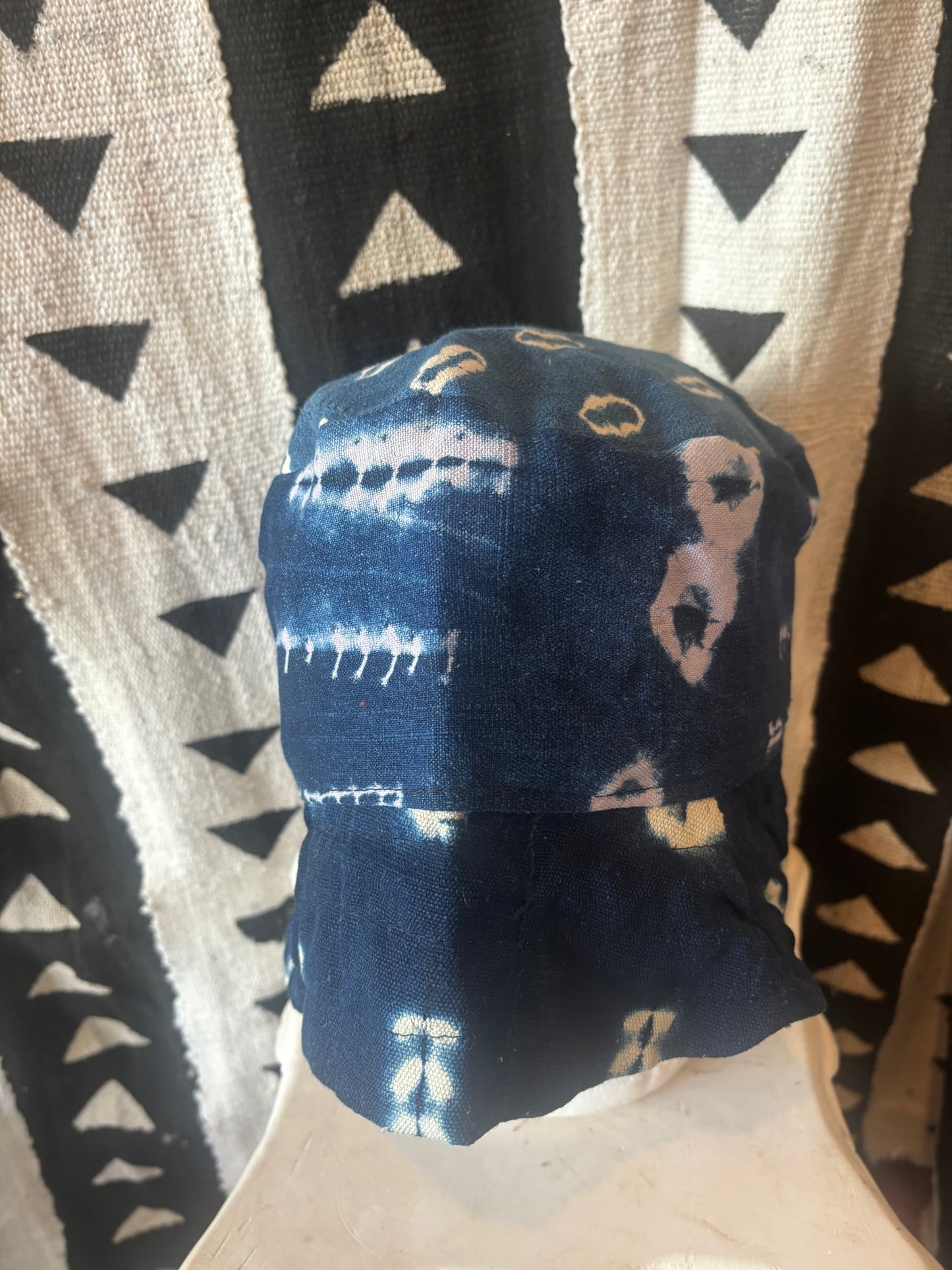 Indigo bucket hat