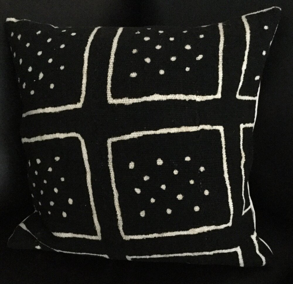 Traditional Mudcloth Pillowcase #2