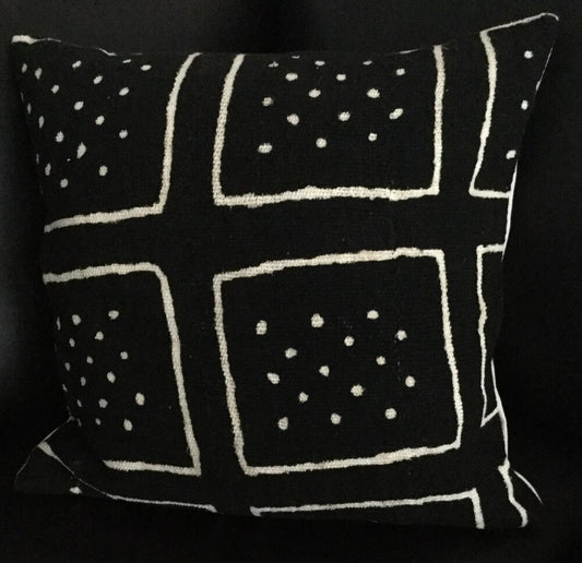 Traditional Mudcloth Pillowcase #2