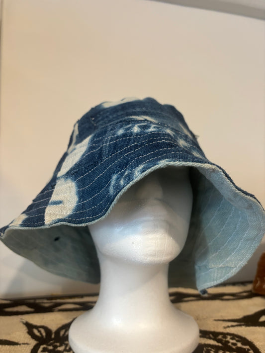 Indigo bucket hat