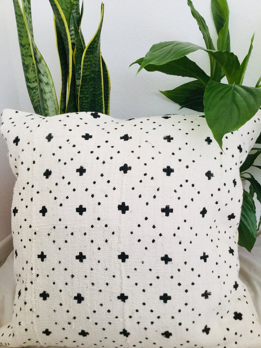 Stars on White Pillowcase