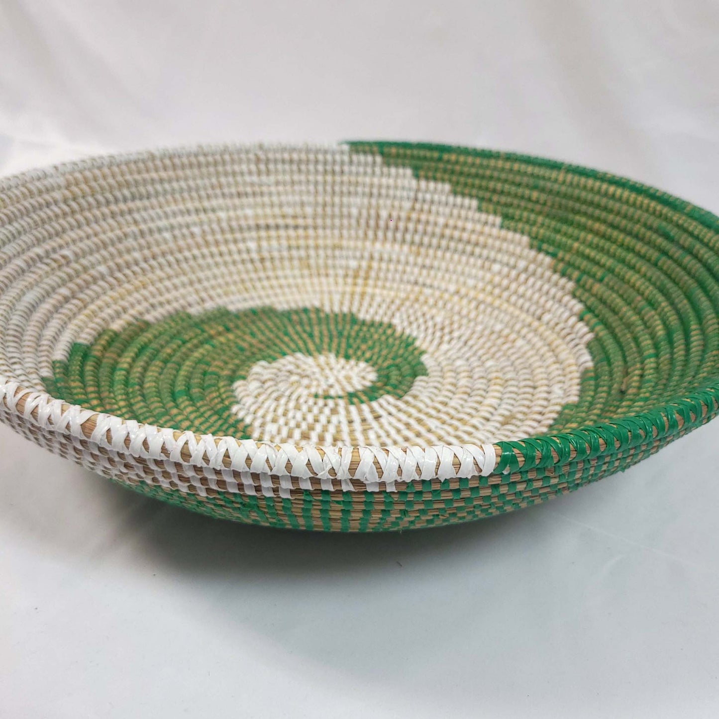 Green Wave Large Senegalese Basket