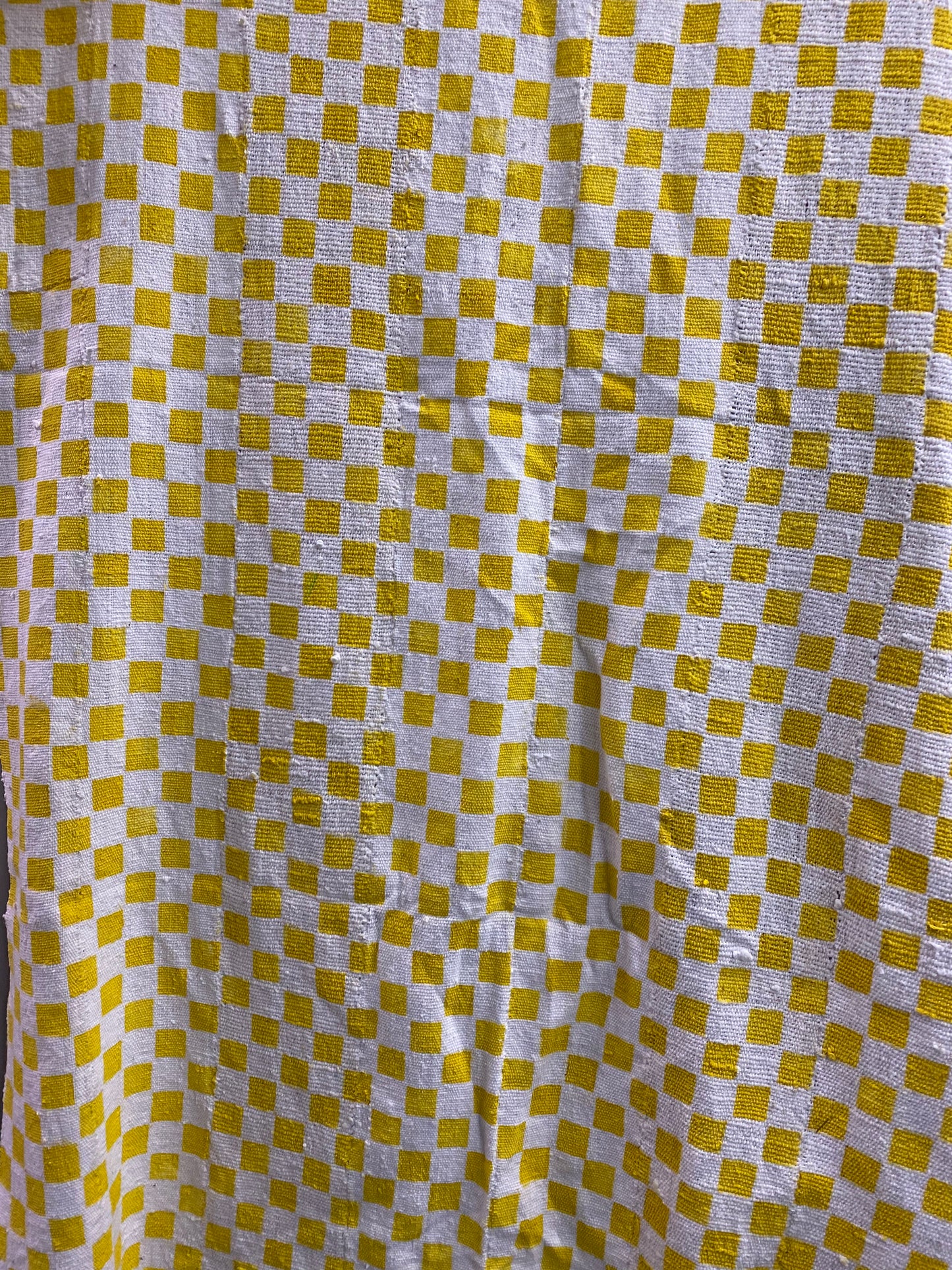 Checker Yellow & white