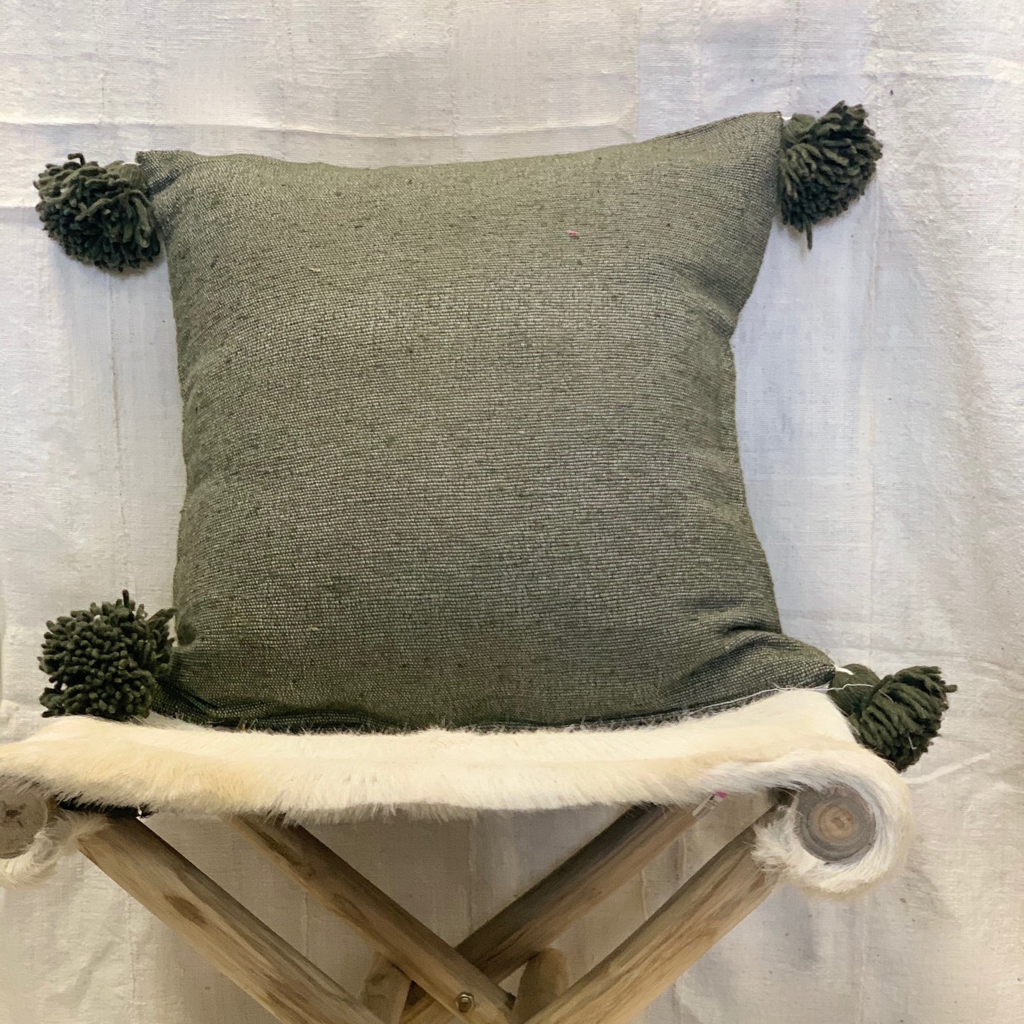 Dark Grey Moroccan Pillowcase