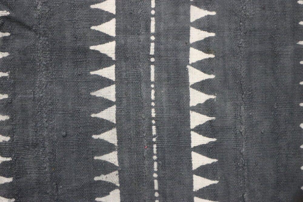 Backgammon on Grey Mudcloth