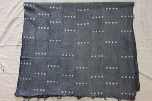 Dots on Grey Mudcloth