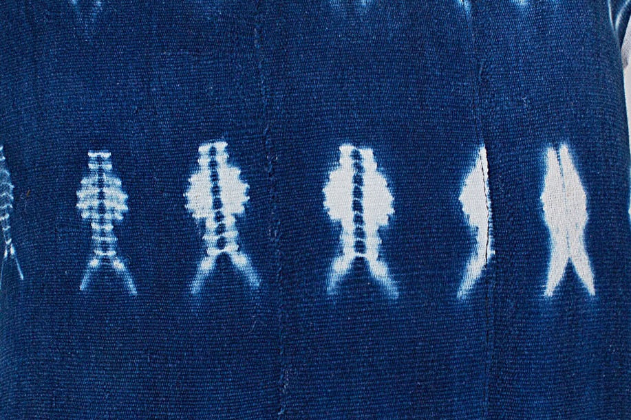 Fishes on Large Indigo Pillowcase