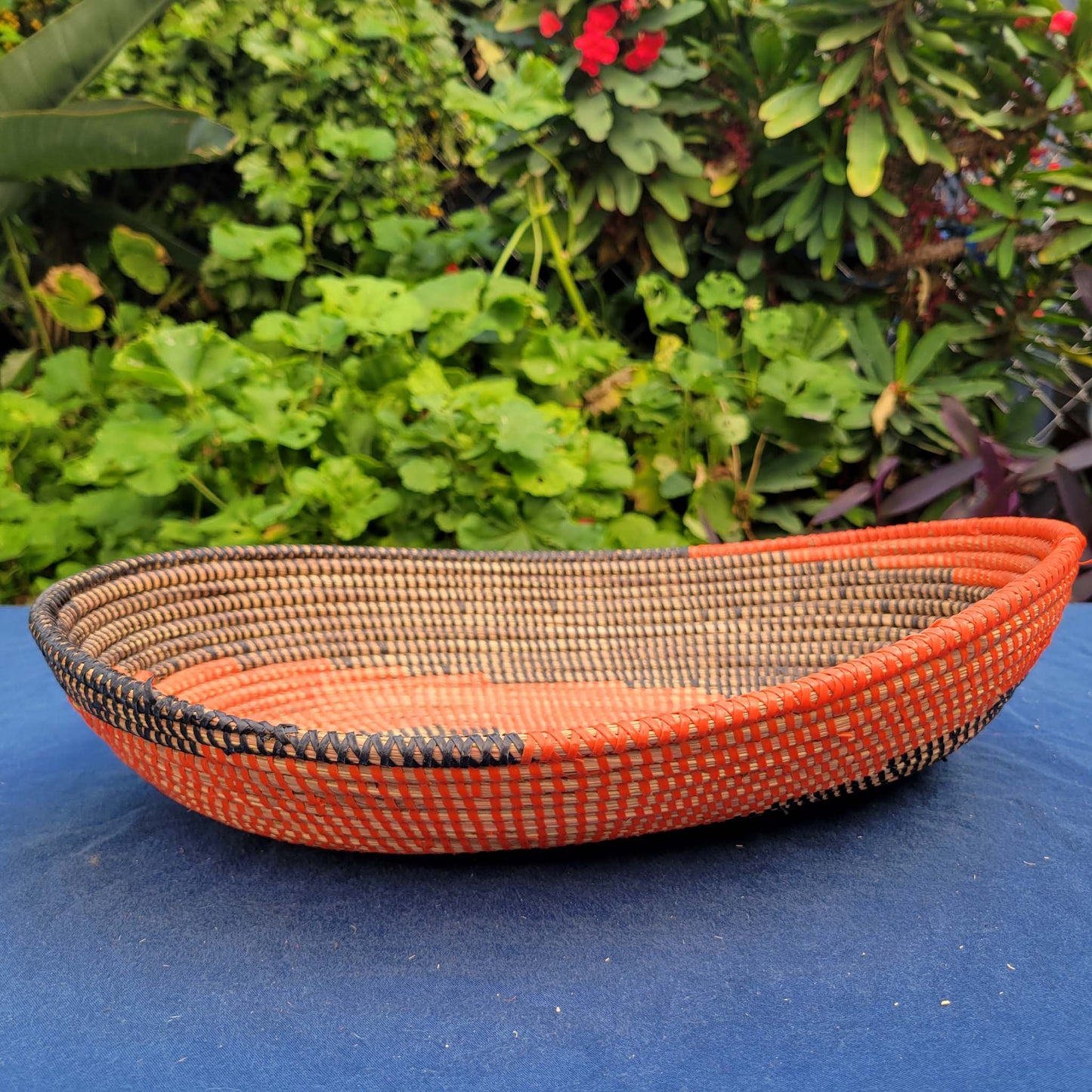 Orange Wave Long Senegalese Basket