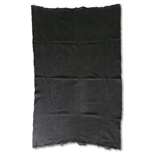 Plain Black Mudcloth