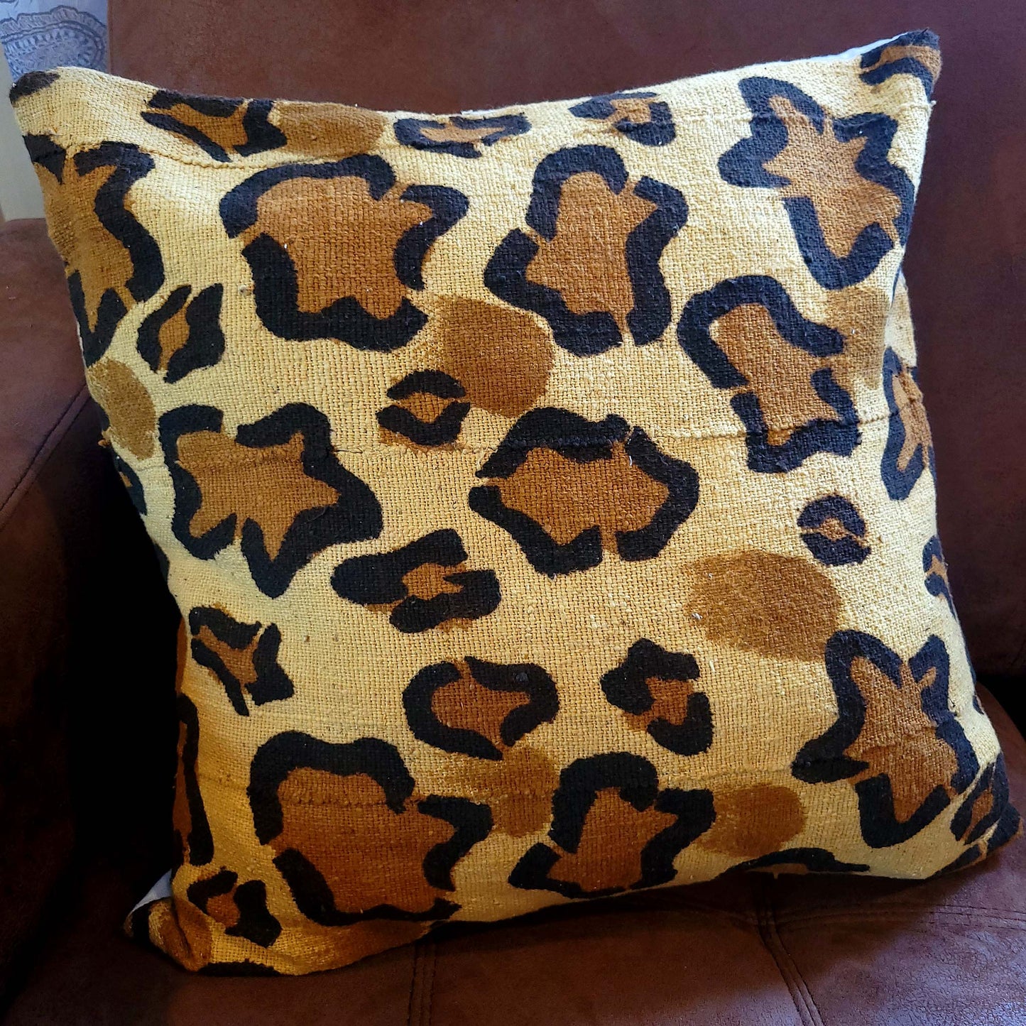 Leopard Print on Tan Pillowcase