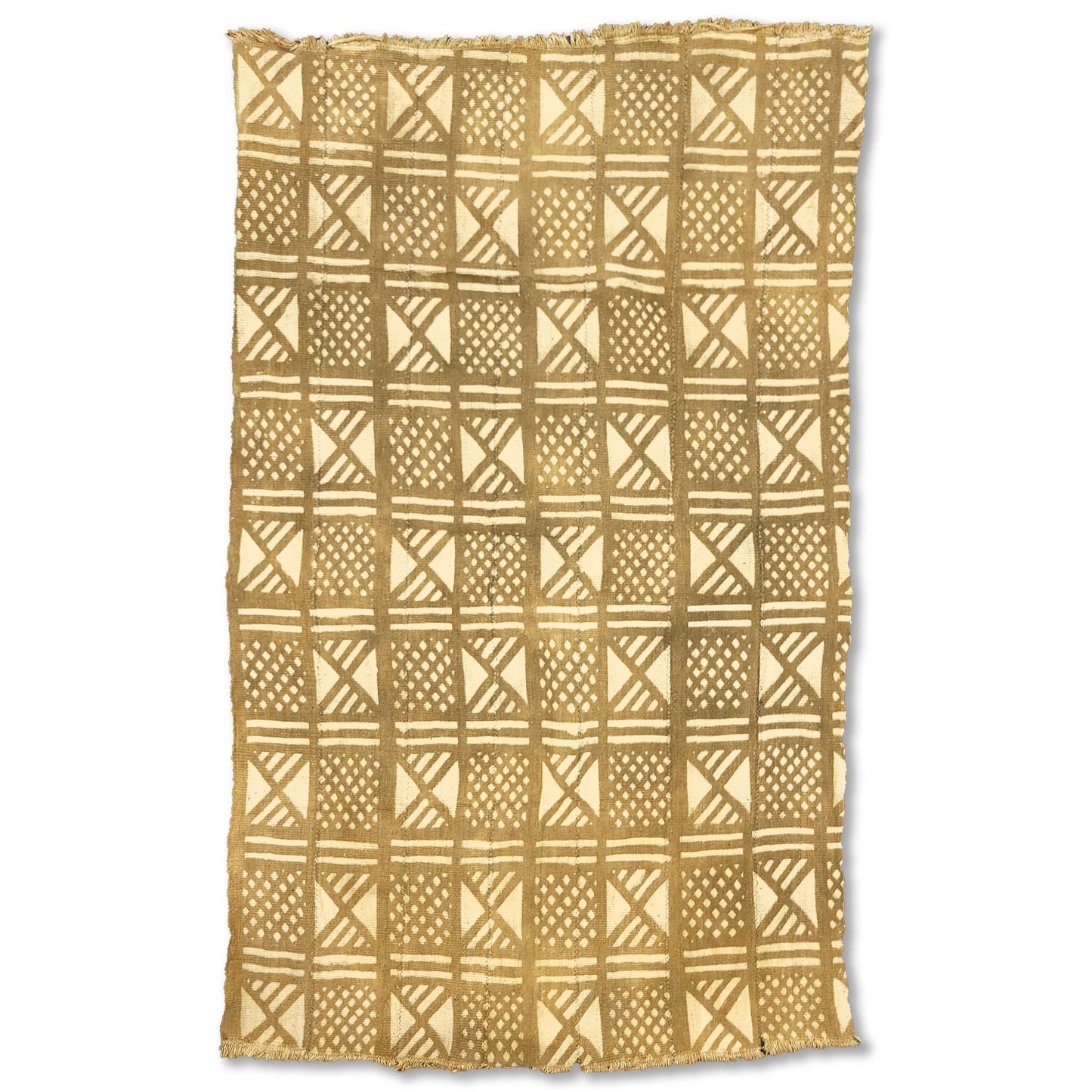 Triangles and Squares Vintage Mudcloth