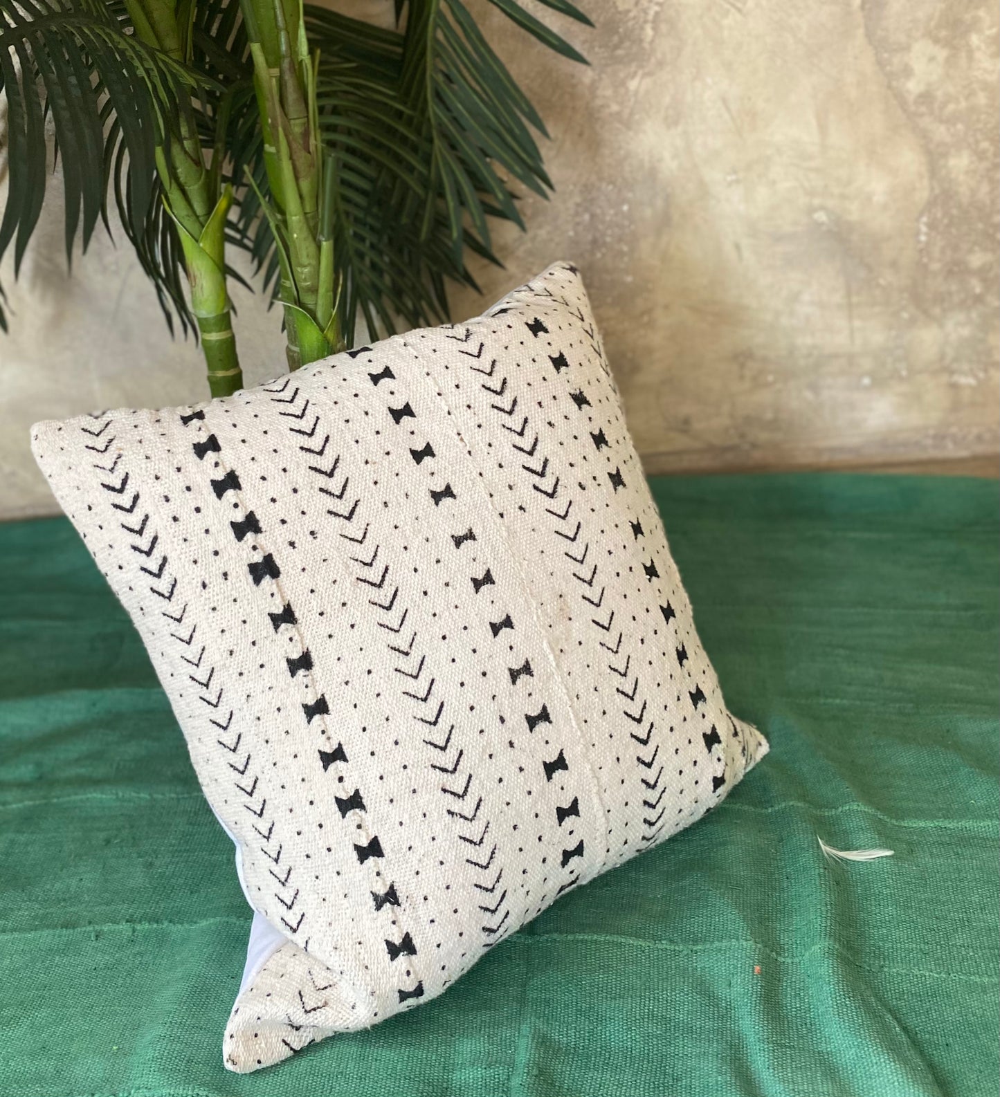 Chevrons and dots on White Pillowcase