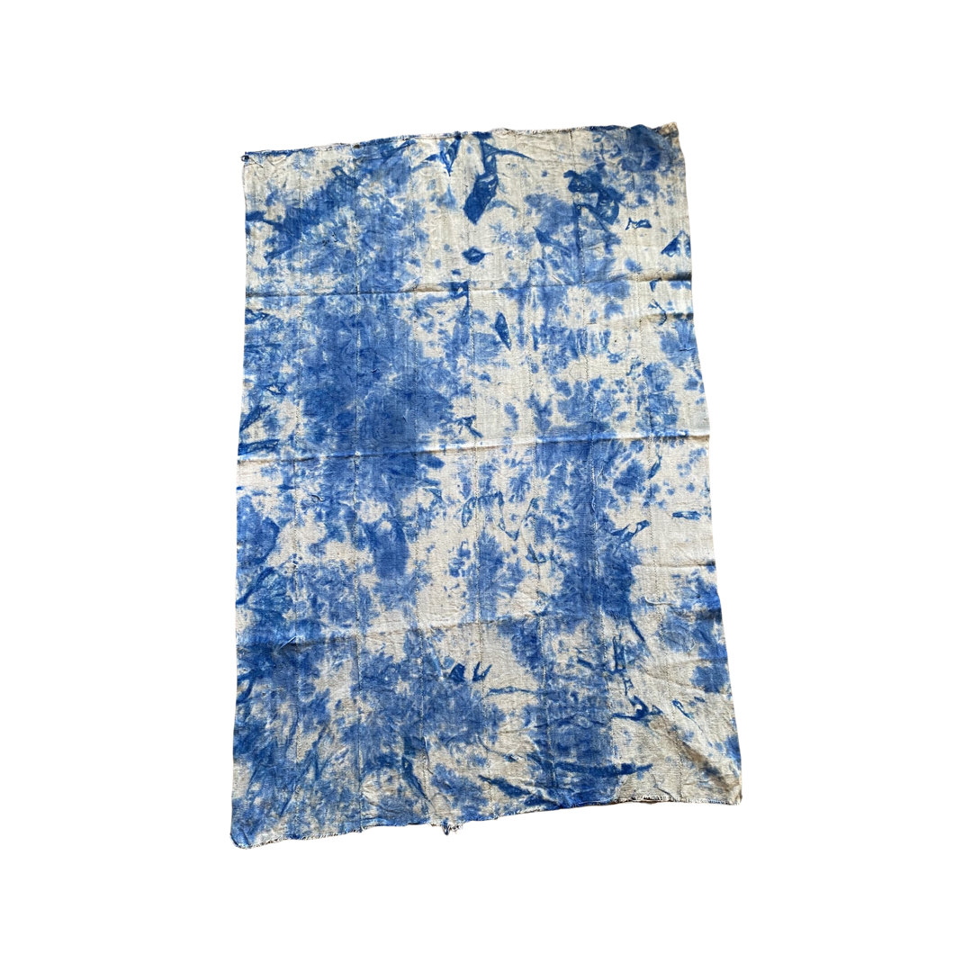 Tie die on Blue Mudcloth