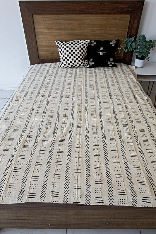 Mudcloth Queen Blanket 4