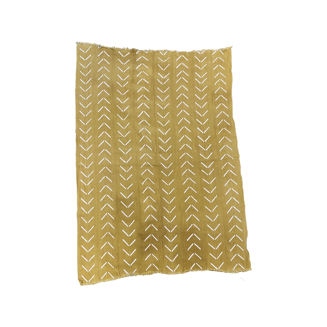 Chevron Mustard Mudcloth 9