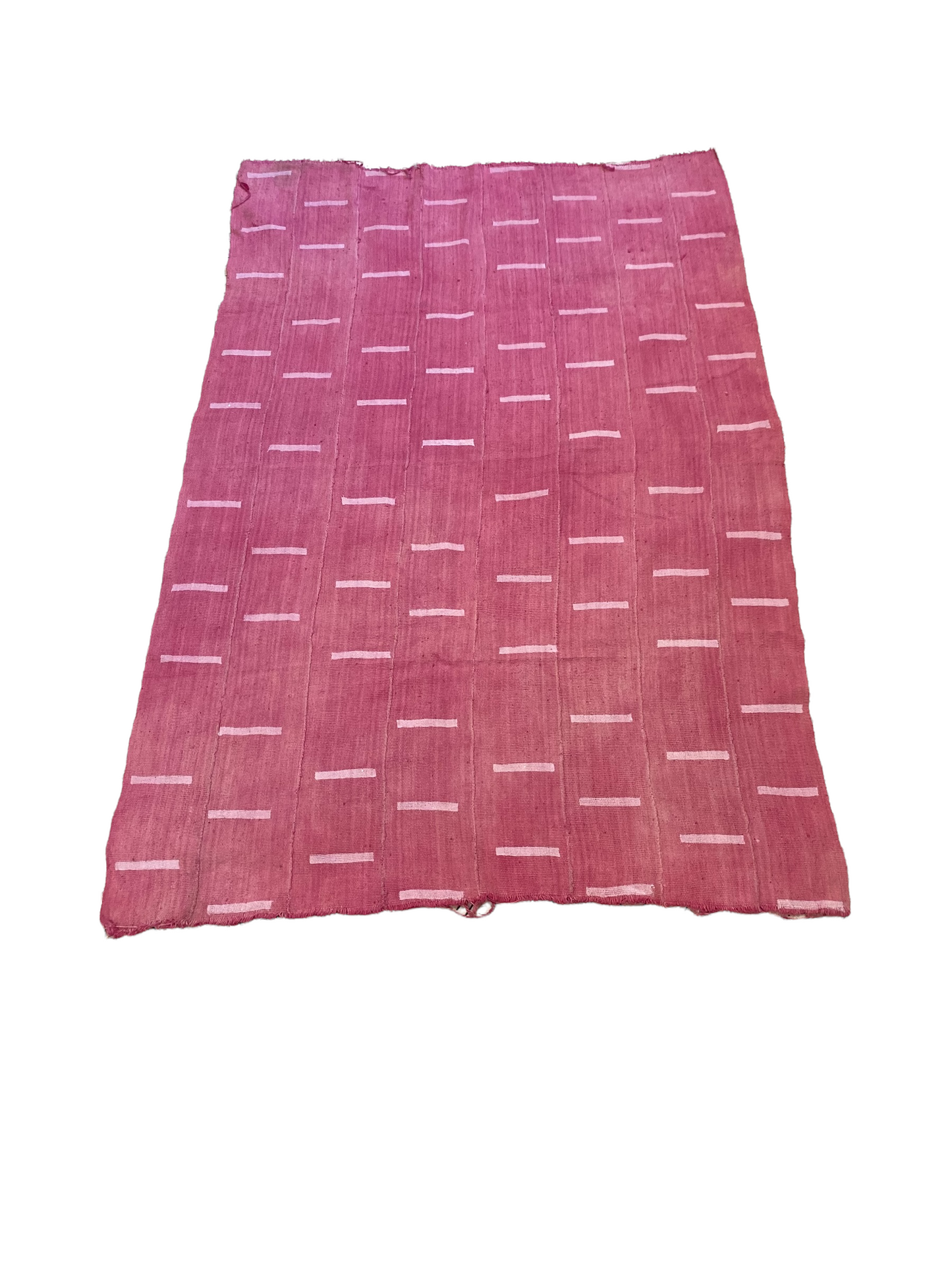 Light Pink Mud Cloth With White Dashes