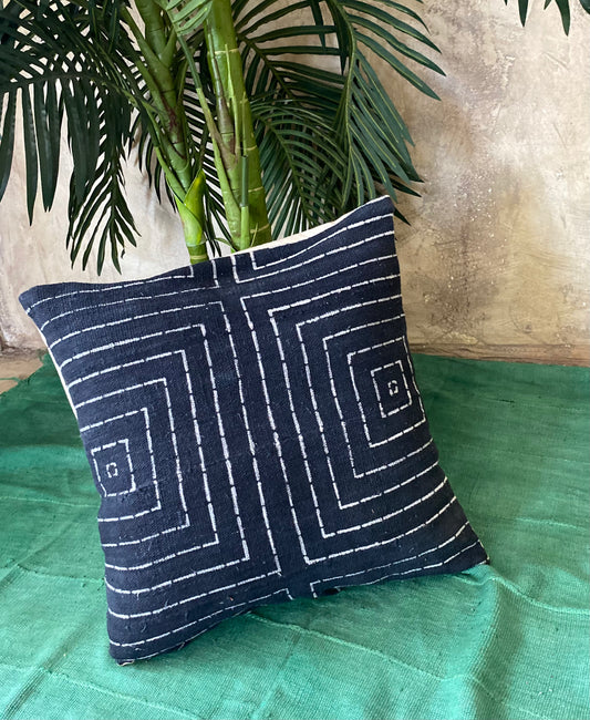 Squares on blue Pillowcase