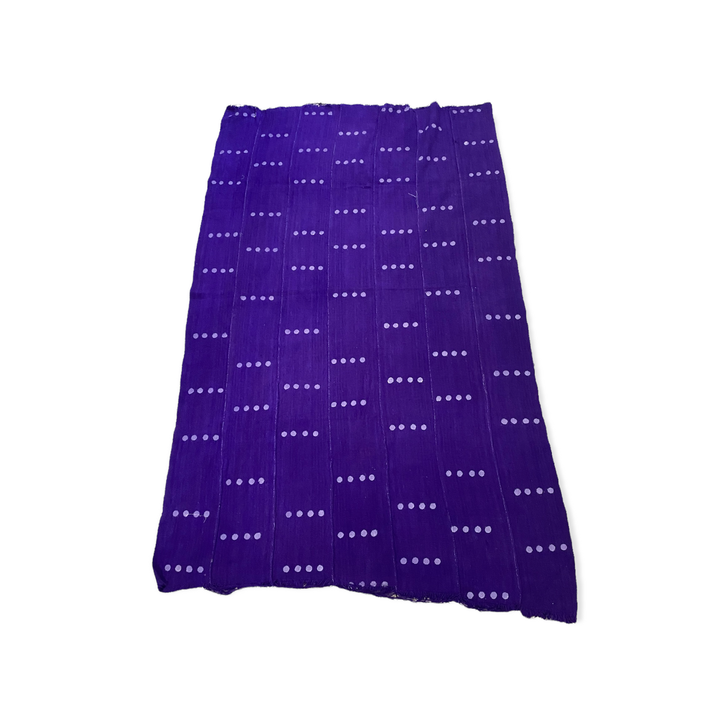 PURPLE MUD CLOTH WITH DOTS