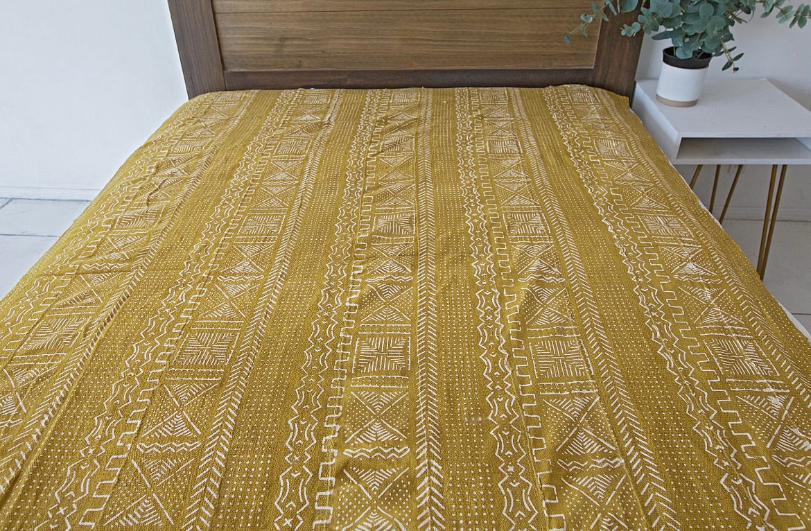 Mudcloth Queen Blanket 13