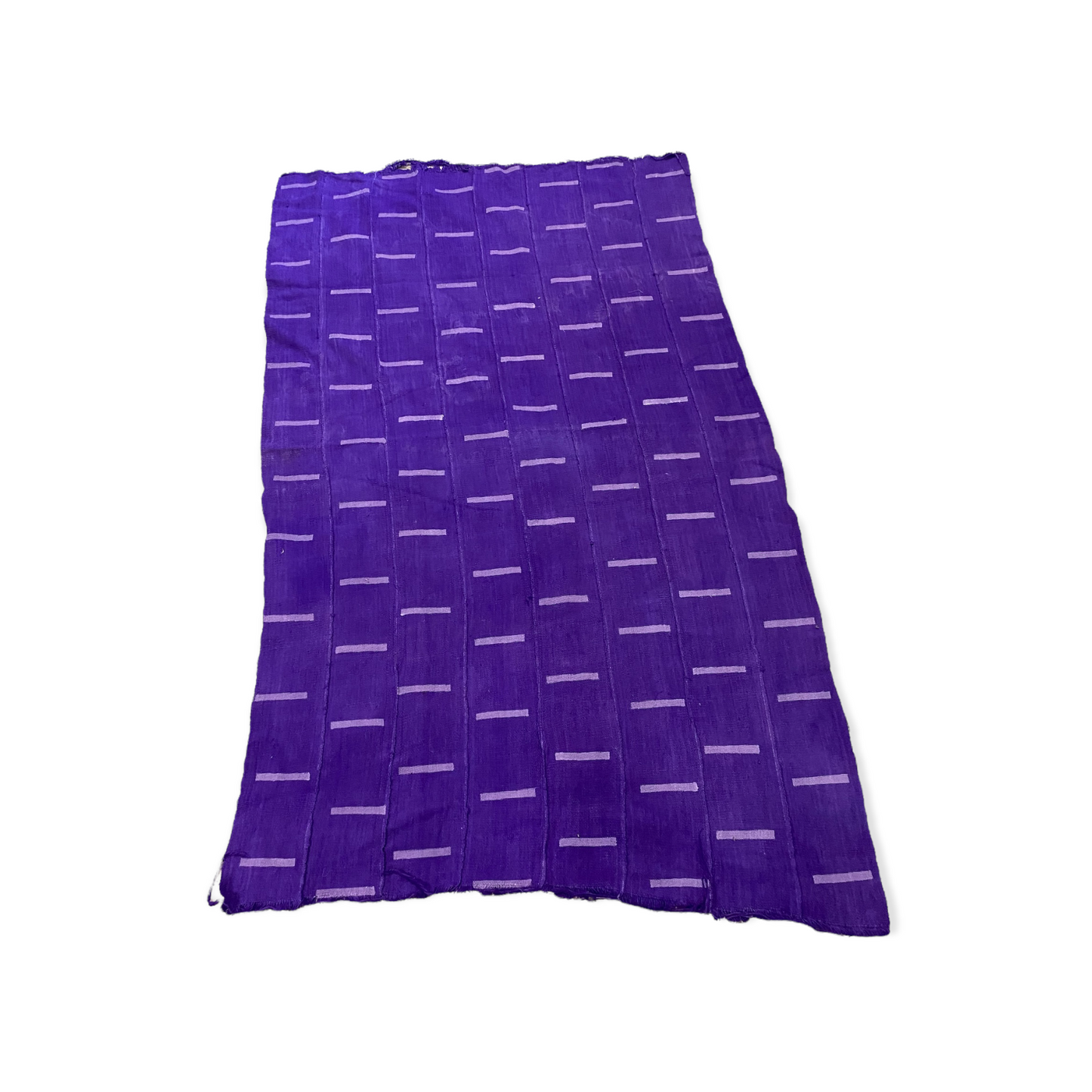 PURPLE MUD CLOTH WITH DASHES