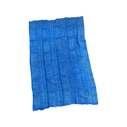 Multi design on Blue Mudcloth