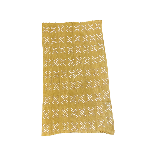 Crosses Mustard Mudcloth 5