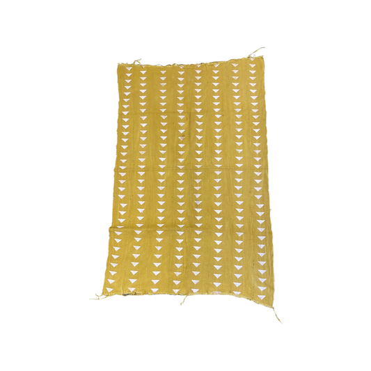 Triangles Mustard Mudcloth 10