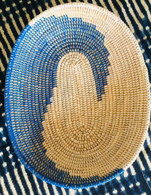 Long Blue Wave Senegalese Basket